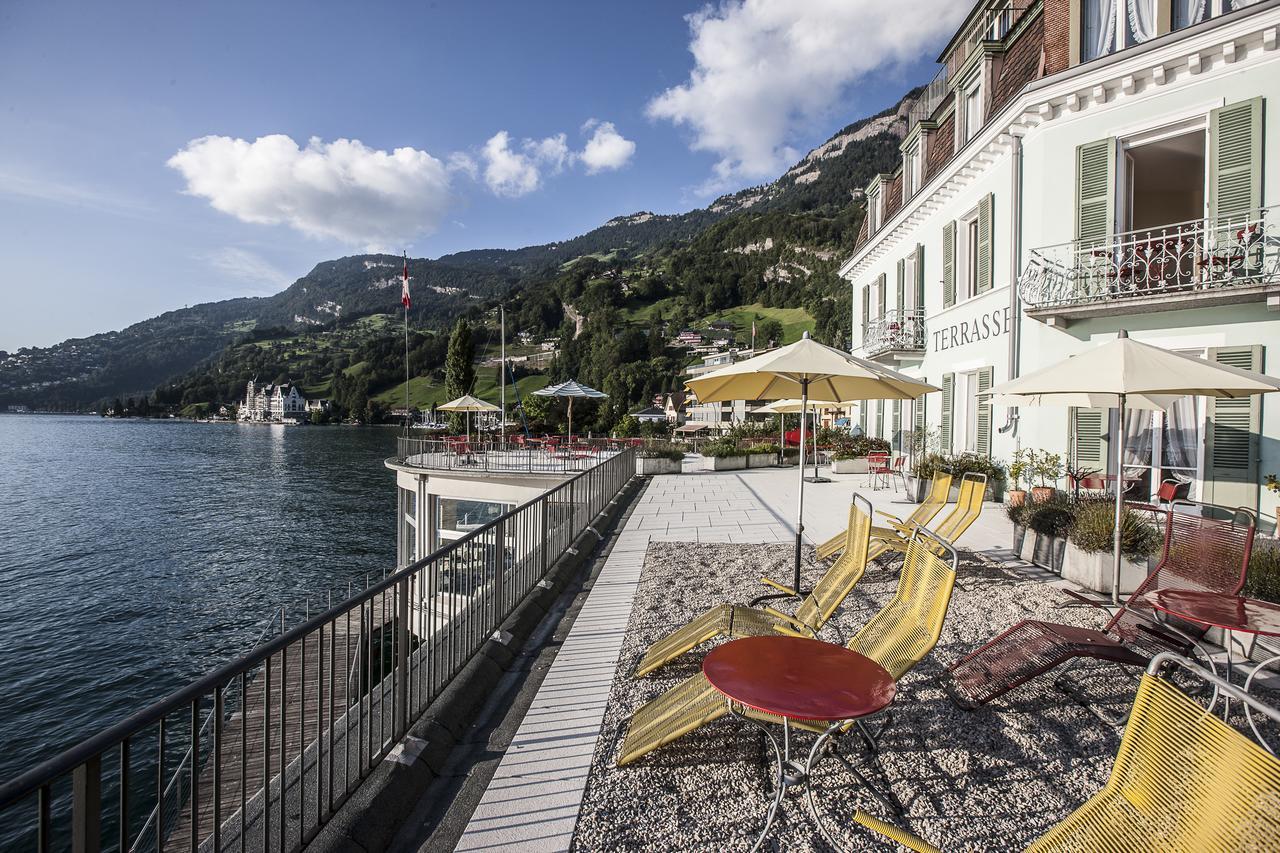 Hotel Terrasse Am See Vitznau Exterior photo